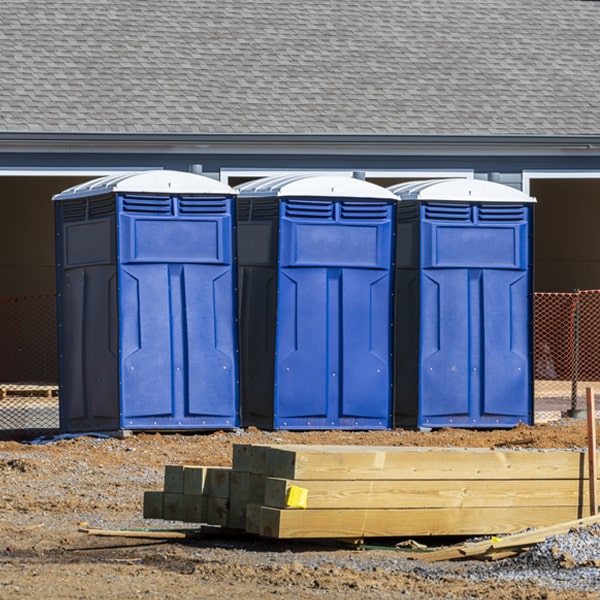 are there any restrictions on what items can be disposed of in the portable restrooms in Groton Ohio